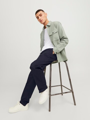 JACK & JONES regular Bukser med fals 'JPSTKane JJOtis' i blå