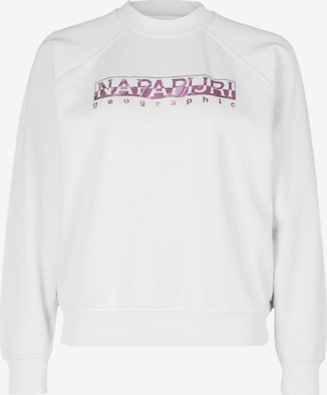 NAPAPIJRI Sweatshirt 'Bilea' in White: front