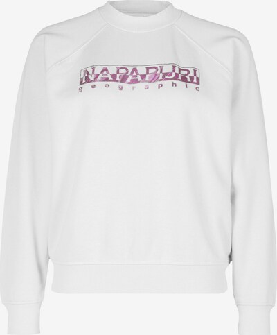 NAPAPIJRI Sweatshirt 'Bilea' in pink / weiß, Produktansicht