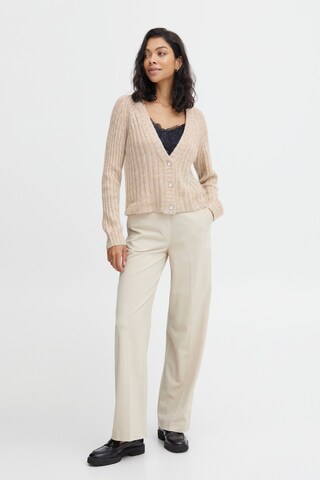 b.young Knit Cardigan '20810481' in Beige