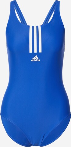 ADIDAS SPORTSWEAR - Bustier Bañador de natación 'SH3.RO MID 3S S' en azul: frente