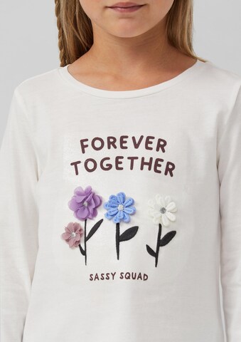 T-Shirt s.Oliver en blanc