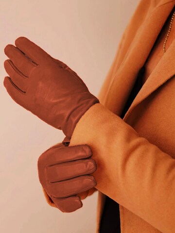 KESSLER Fingerhandschuhe‌‌‌‌‌‌‌ in Braun