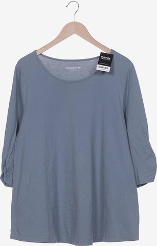 Green Cotton Langarmshirt XXL in Blau: predná strana