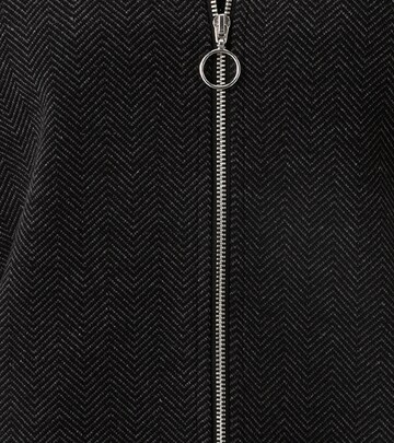 Aniston CASUAL Zip-Up Hoodie in Black