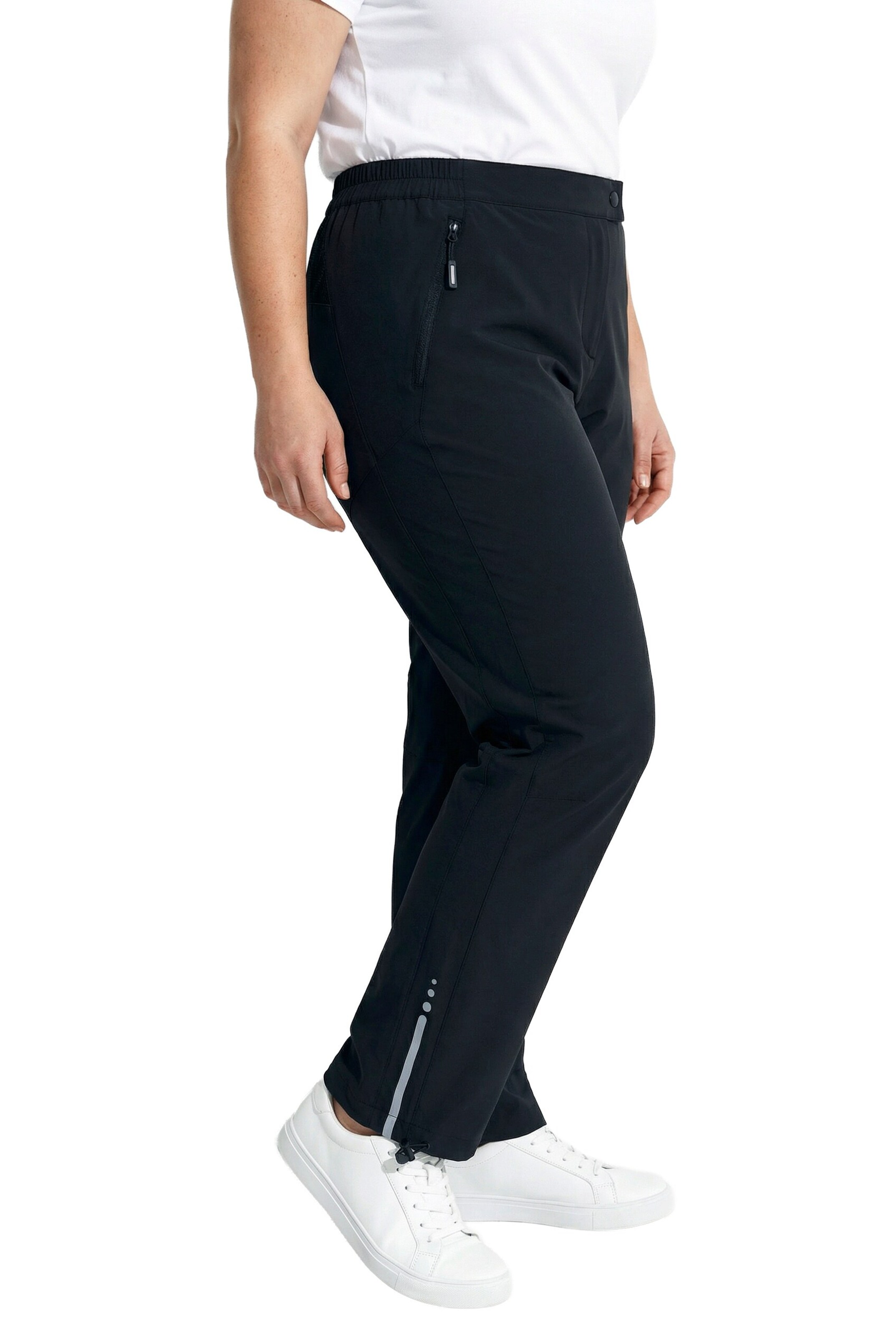 Ulla Popken Regular Functionele broek in Zwart