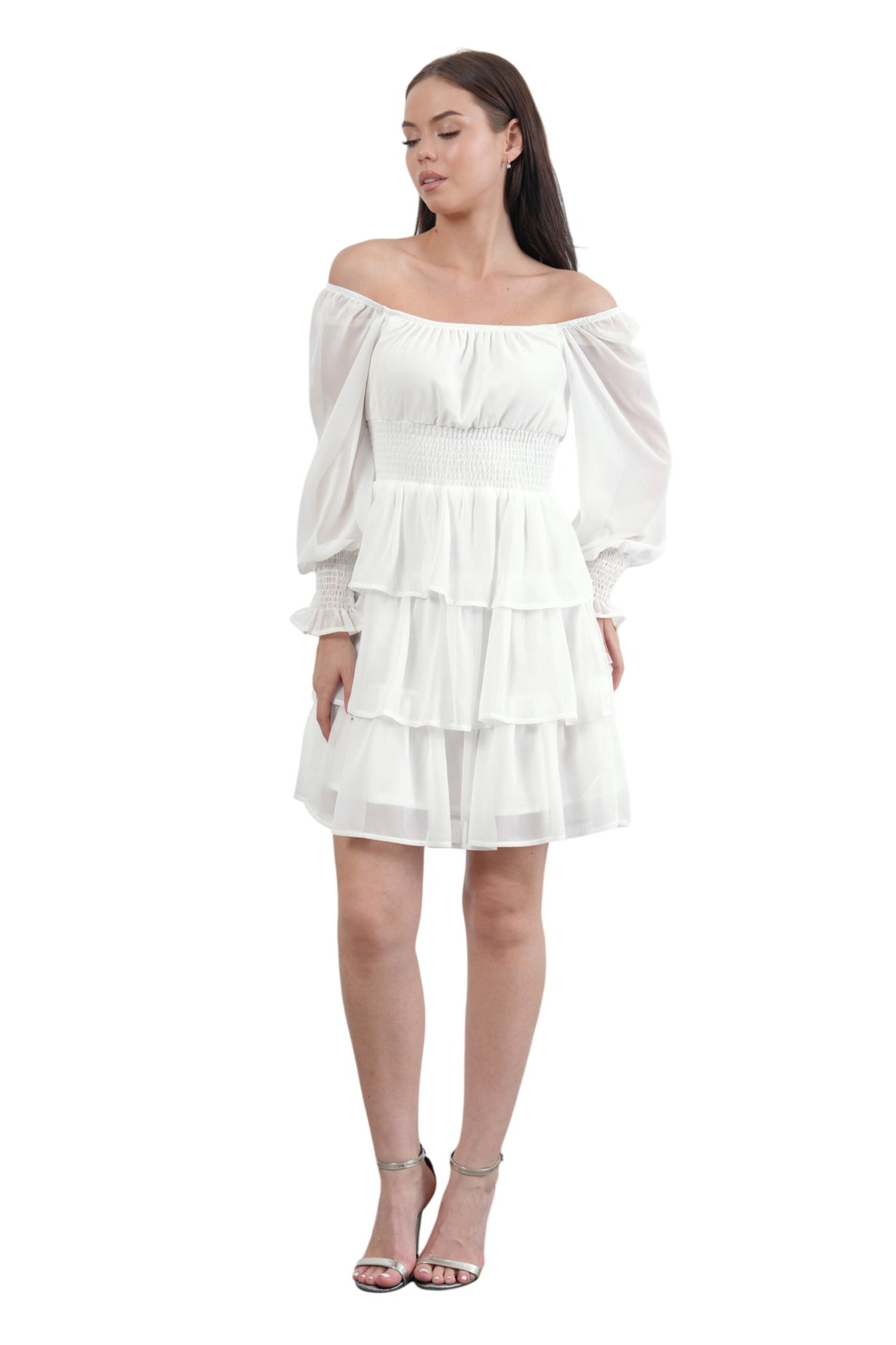 WOMAN VISION Kleid in Weiß