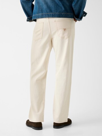 GUESS Loose fit Jeans 'Owen' in Beige