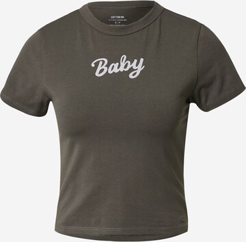 T-shirt Cotton On en gris : devant