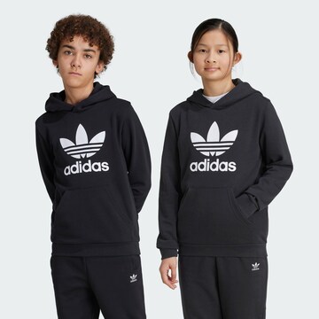 ADIDAS ORIGINALS Sweatshirt 'Trefoil' i sort: forside