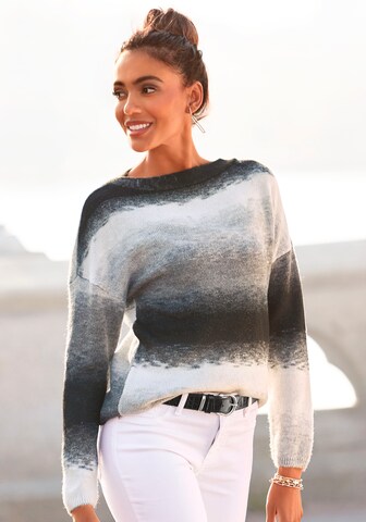 Pull-over VIVANCE en gris : devant