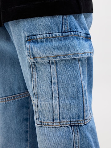 Loosefit Jean 'JJIChris Wade' Jack & Jones Junior en bleu