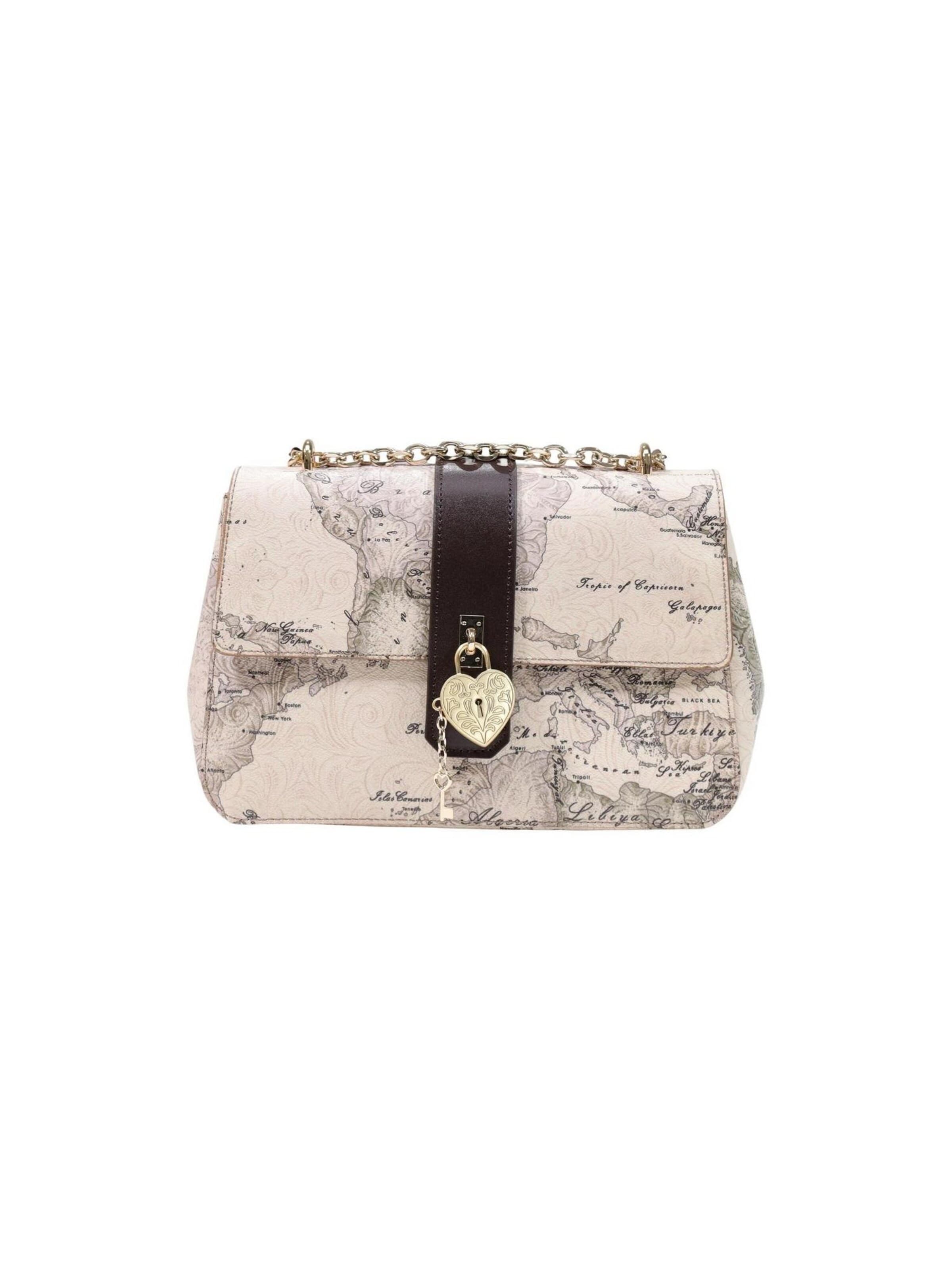 Borsa a spalla 'L LG33 T950' di Alviero Martini 1a clase in grigio: frontale