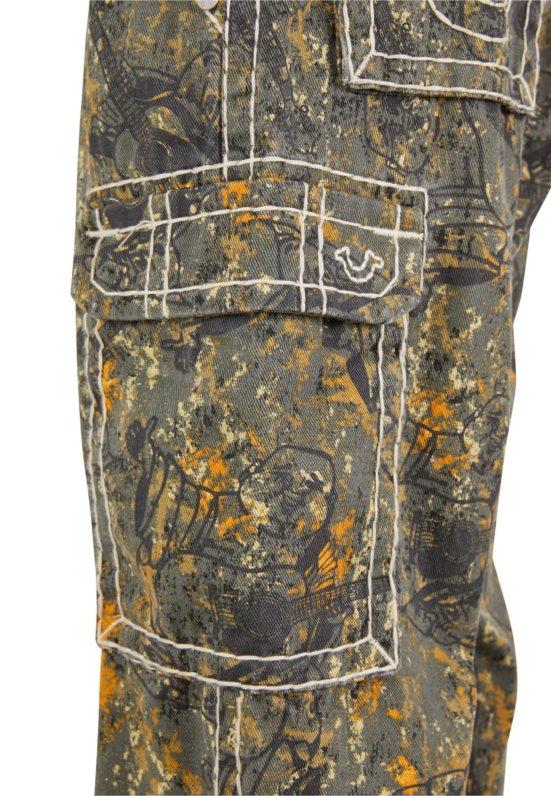 True Religion Loosefit Hose in Grün