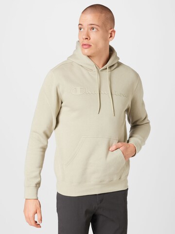 Champion Authentic Athletic Apparel Sweatshirt in Grey: front