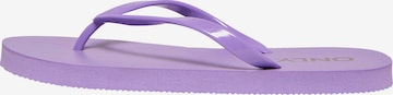ONLY T-Bar Sandals 'Bea' in Purple: front