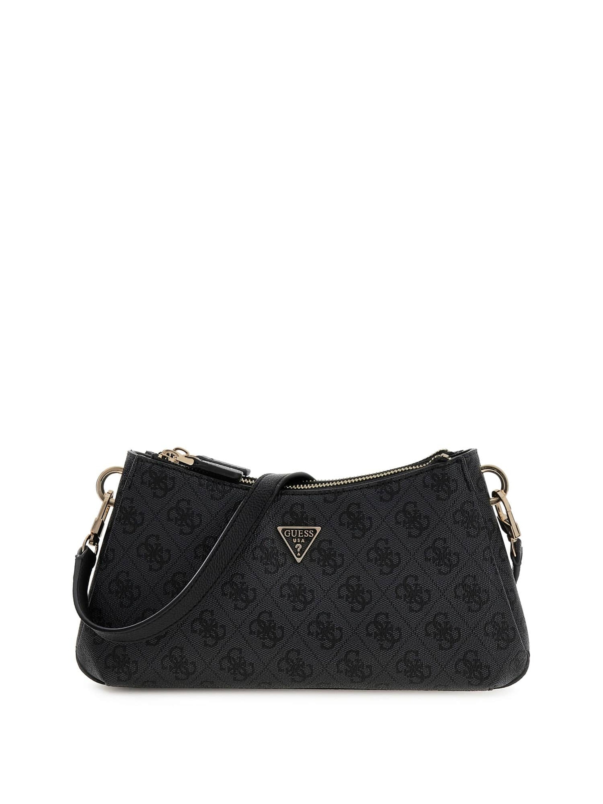 GUESS Torba za čez ramo 'Noelle II' | črna barva: sprednja stran