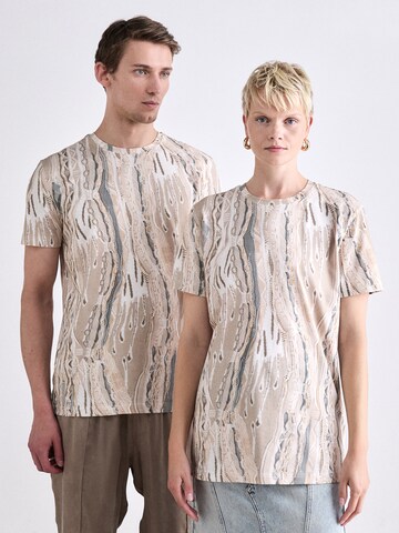 Carlo Colucci T-Shirt 'Erroi' in Beige: Vorderseite