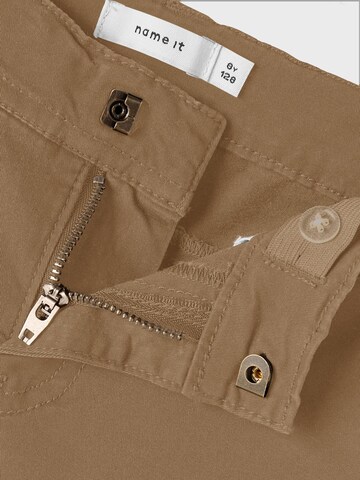 NAME IT Regular Pants 'Ryan' in Brown