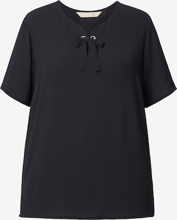 MIAMODA Blouse in Zwart: voorkant