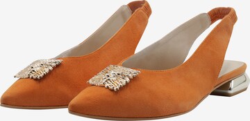 faina Slingpumps in Oranje