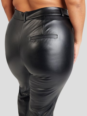 ONLY Carmakoma Slimfit Spodnie 'BLAKE' w kolorze czarny