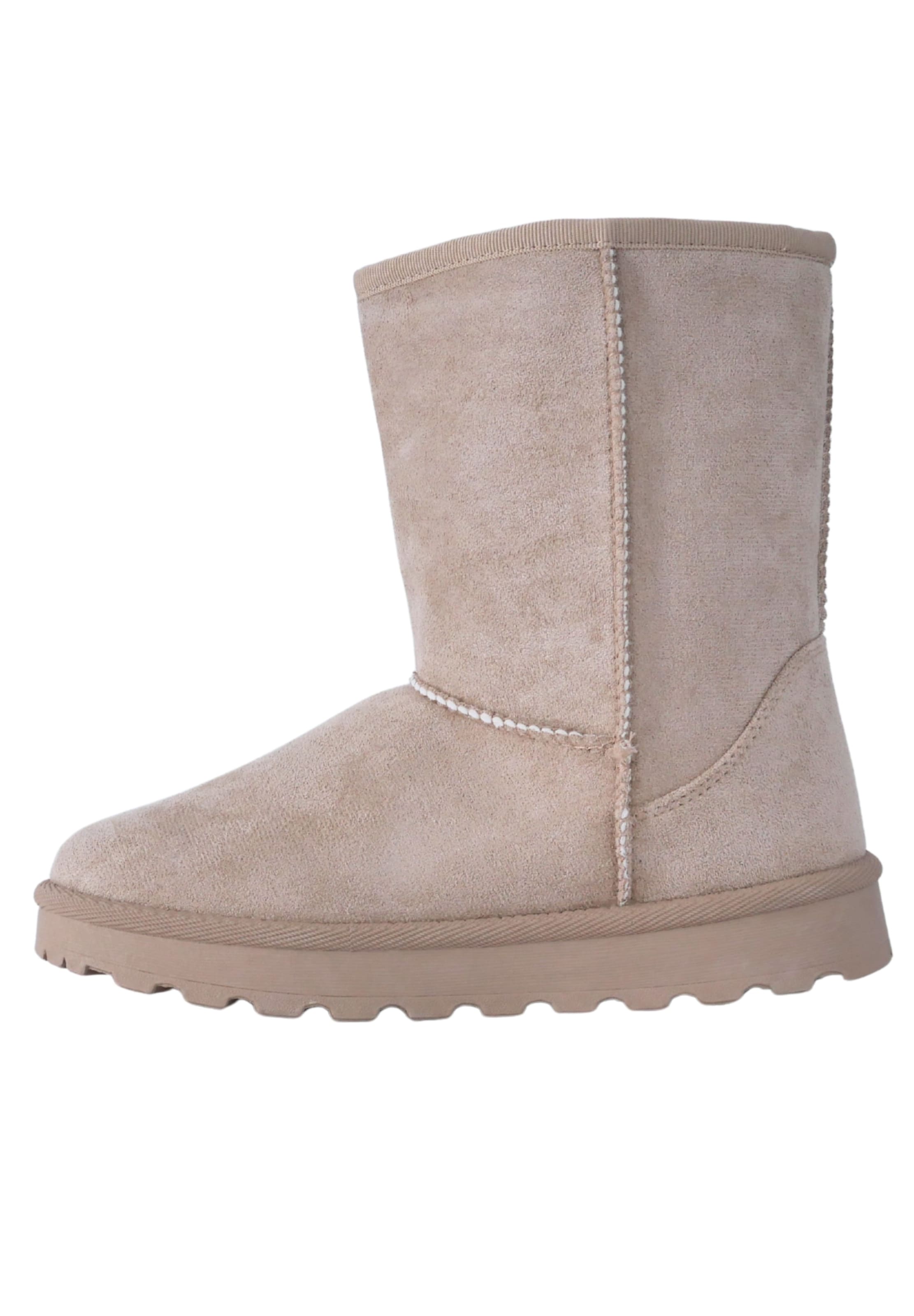 Elara Boots in Beige