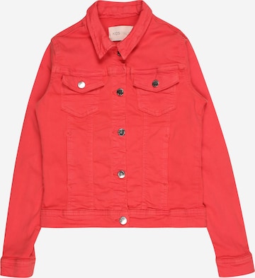 KIDS ONLY Prehodna jakna 'Amazing' | rdeča barva: sprednja stran