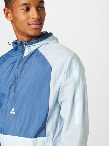 ADIDAS SPORTSWEAR Athletic Jacket in Blue