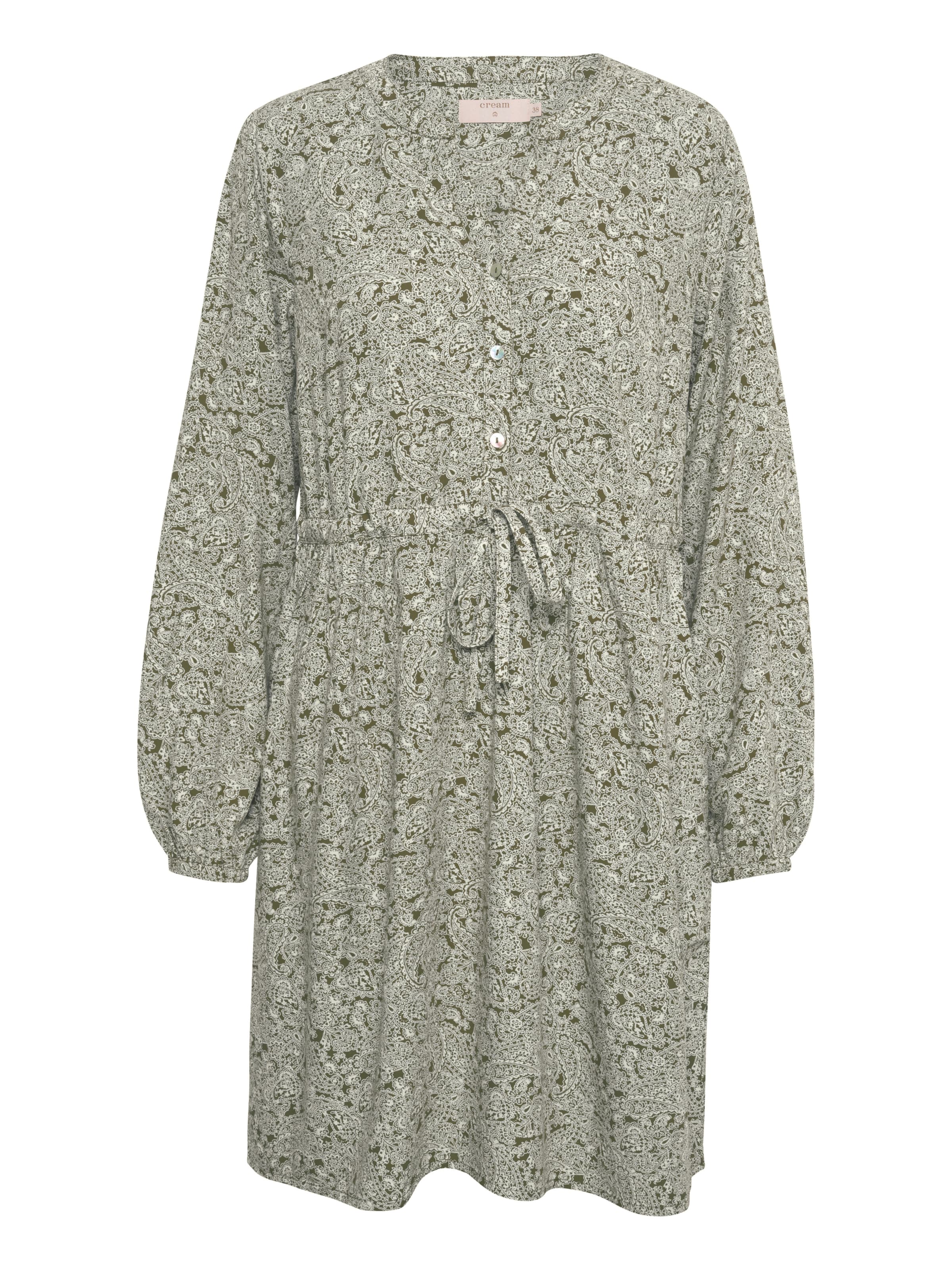 Robe 'Vimma' Cream en vert : devant