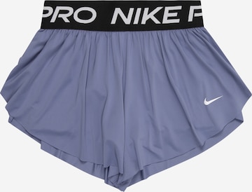 NIKE Ohlapna forma Športne hlače | modra barva: sprednja stran