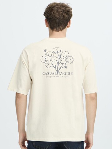 Casual Friday - Camiseta ' CFHARGIN ' en blanco