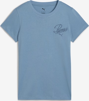 PUMA T-Shirt 'Ess' in Blau: Vorderseite