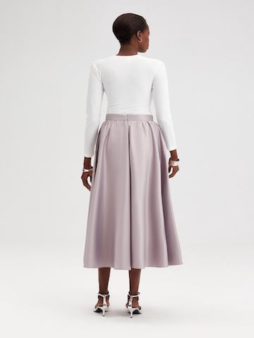 Touche Prive Skirt in Silver