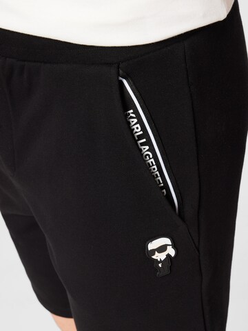 Karl Lagerfeld Regular Shorts in Schwarz