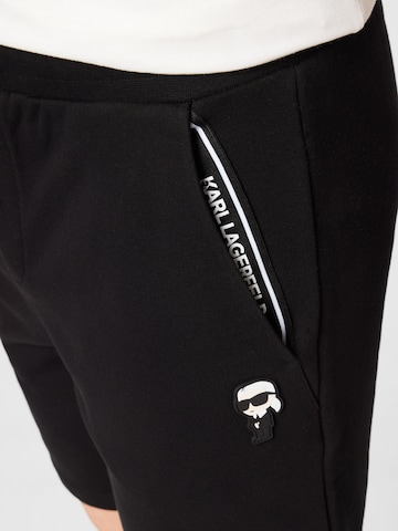 Karl Lagerfeld Regular Shorts in Schwarz