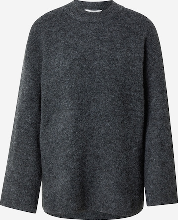 Pulover 'OBJDIANA' de la OBJECT pe gri: față