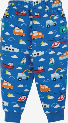 Frugi Tapered Pants 'Snuggle' in Blue