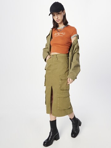 LEVI'S ®Majica 'Graphic Ringer Mini Tee' - narančasta boja