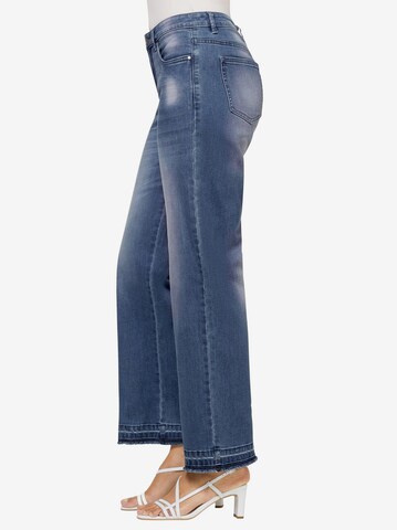 Wide Leg Jean heine en bleu