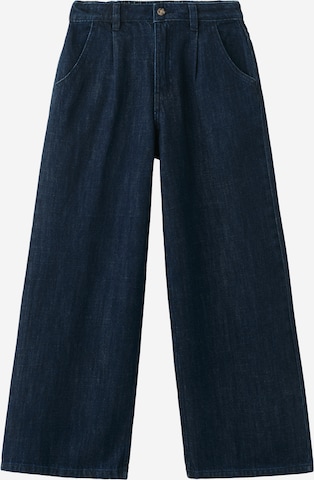 MANGO KIDSWide Leg/ Široke nogavice Traperice 'SANDYSET' - plava boja: prednji dio