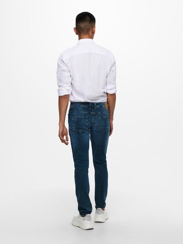 Only & Sons Slim Fit Hemd 'ONSCaiden' in Weiß