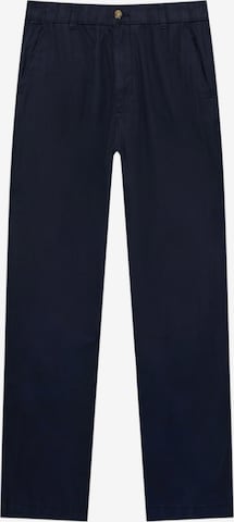 Pull&Bear Chino kalhoty – modrá: přední strana