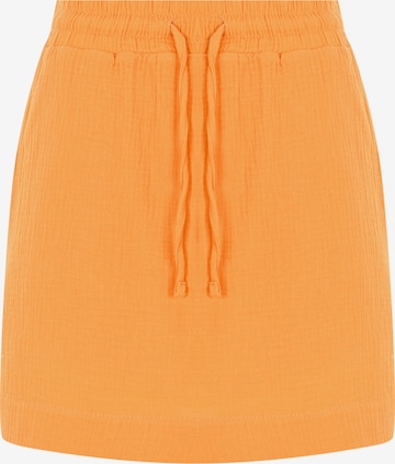 FRESHLIONS Minirock 'Sumi' in Orange: Vorderseite
