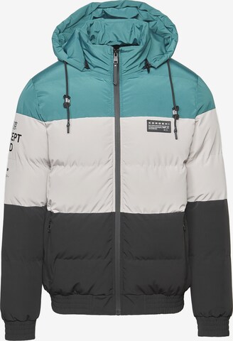 KOROSHI Winter jacket in Mixed colours: front