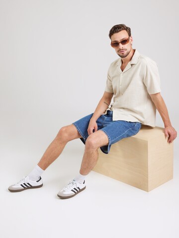 Only & Sons Comfort fit Overhemd 'ONSJANNICK' in Grijs