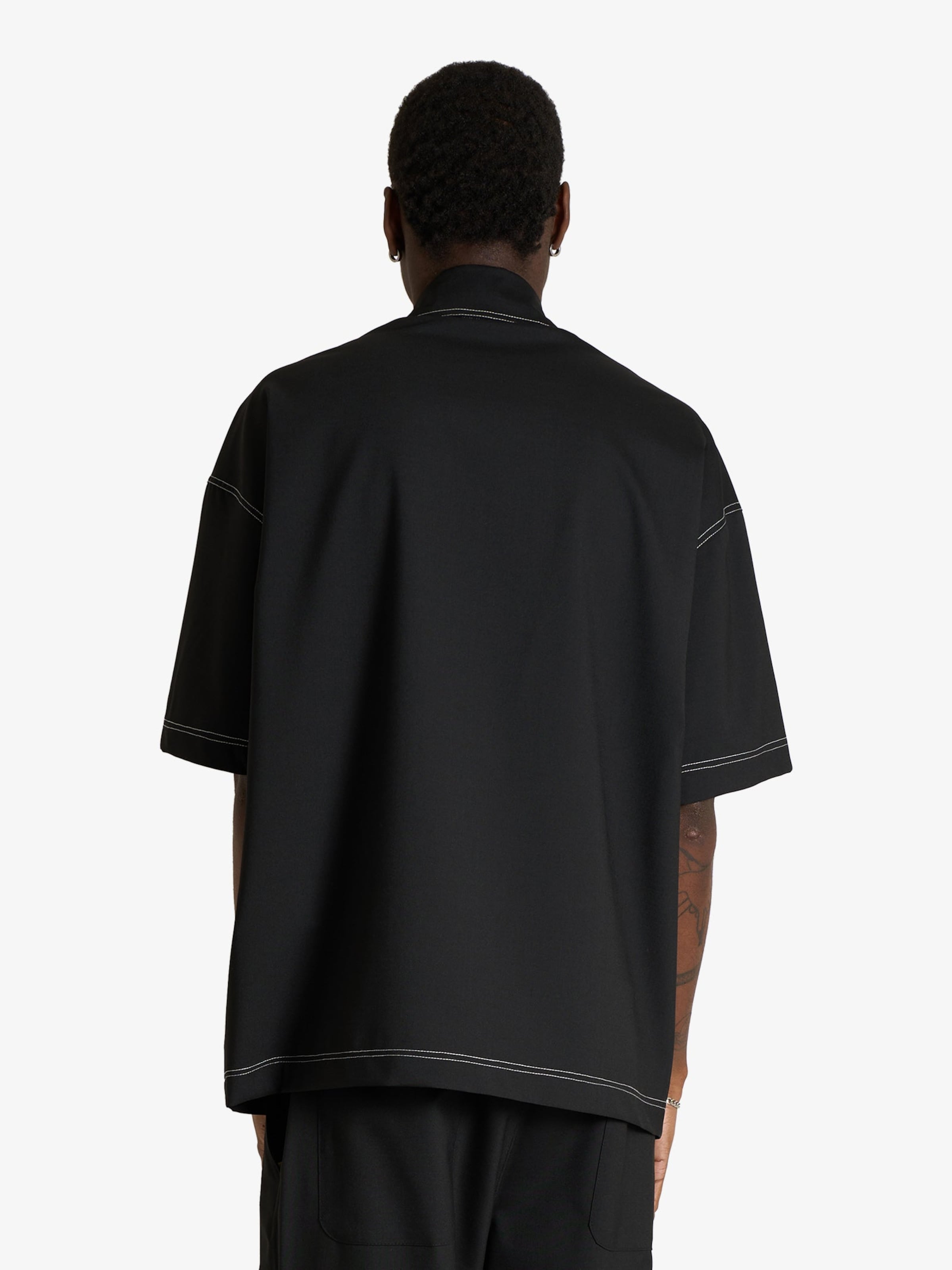 Coupe regular Chemise DARK LABEL en noir