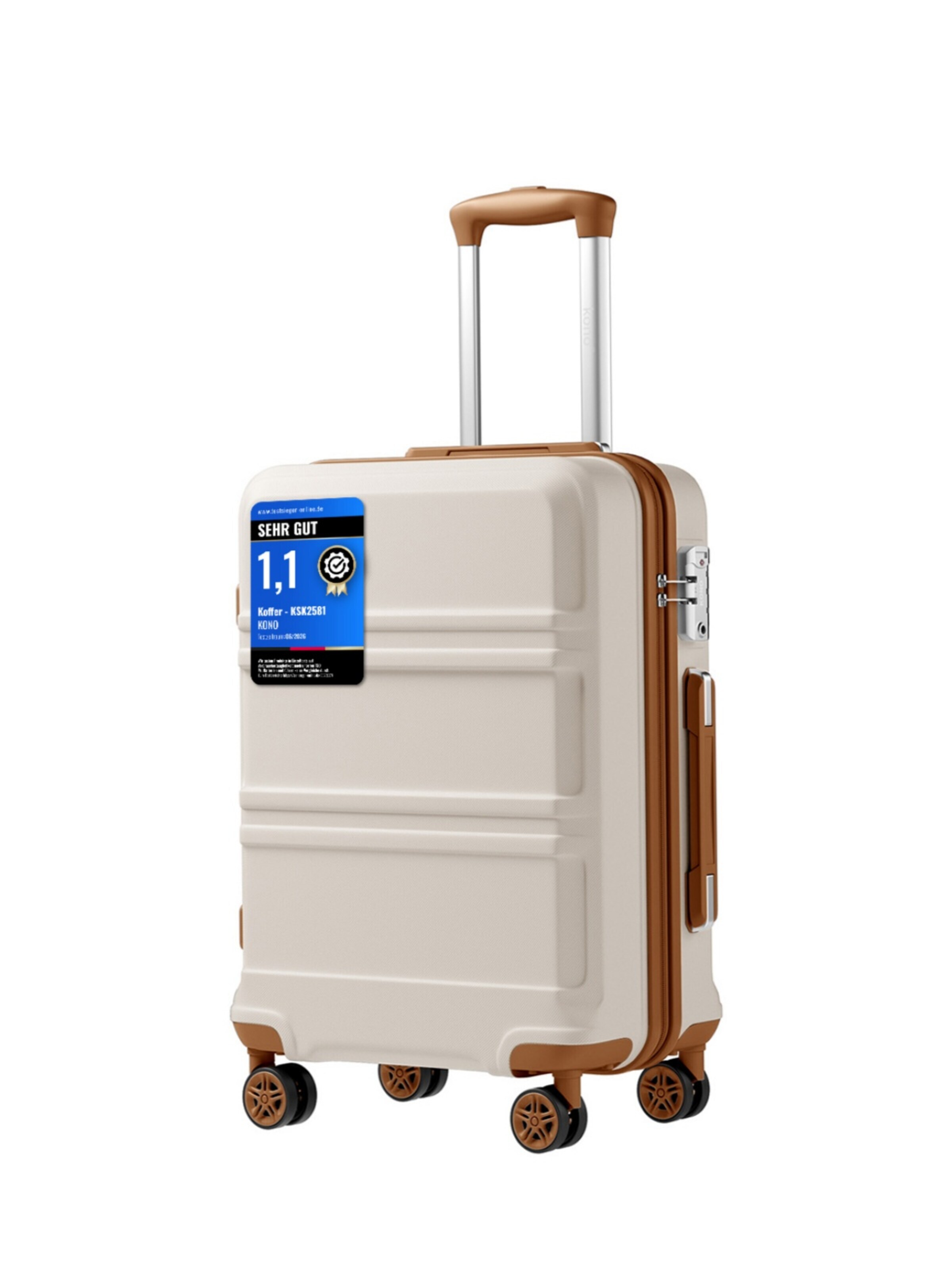 Kono Cart in Beige: front