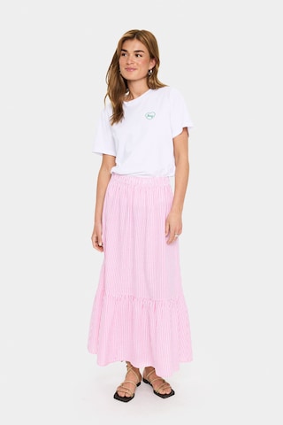 SAINT TROPEZ Nederdel 'Elmiko' i pink