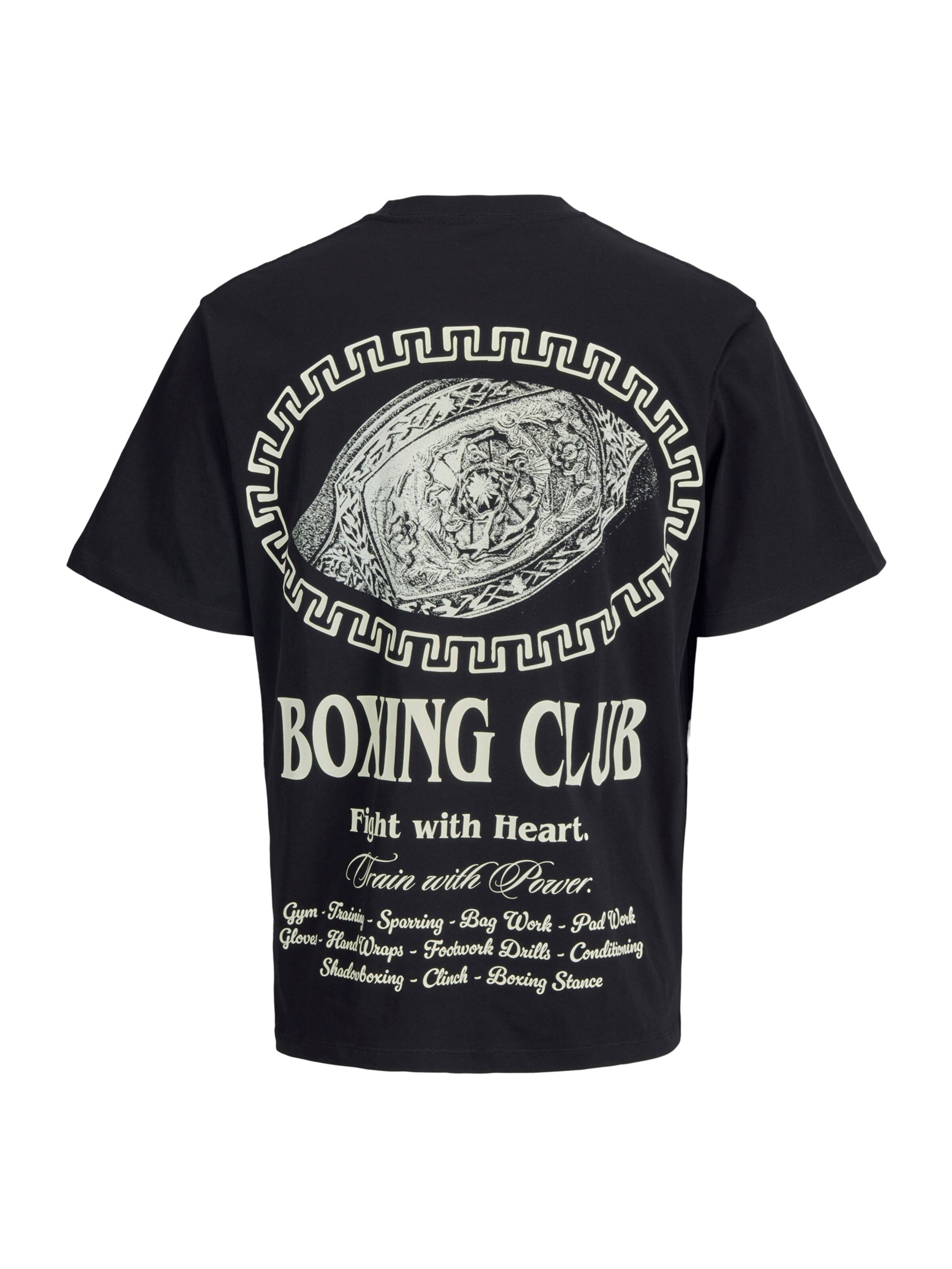 JACK & JONES Majica 'JORTRENDY OBJECTS' | črna barva